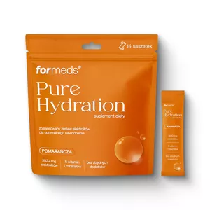 ForMeds Pure Hydration Pomarańcza Elektrolity Sód Potas Magnez 14 saszetek