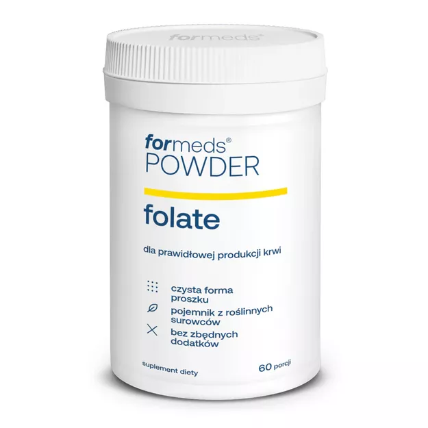 Suplement diety ForMeds POWDER folate KWAS FOLIOWY proszek 90g