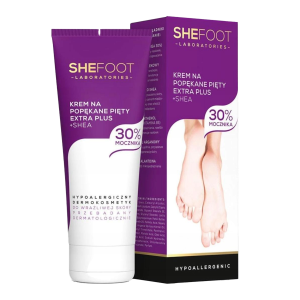 SheFoot Krem na popękane pięty Extra + Shea 30% Mocznika - hypoallergenic 75ml