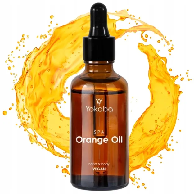 Yokaba orange oil vegan spa olejek do ciała i masażu pomarańczowy 50ml