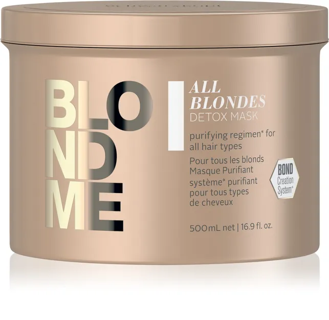 Schwarzkopf BlondMe Detox maska oczyszczająca do włosów blond 500ml