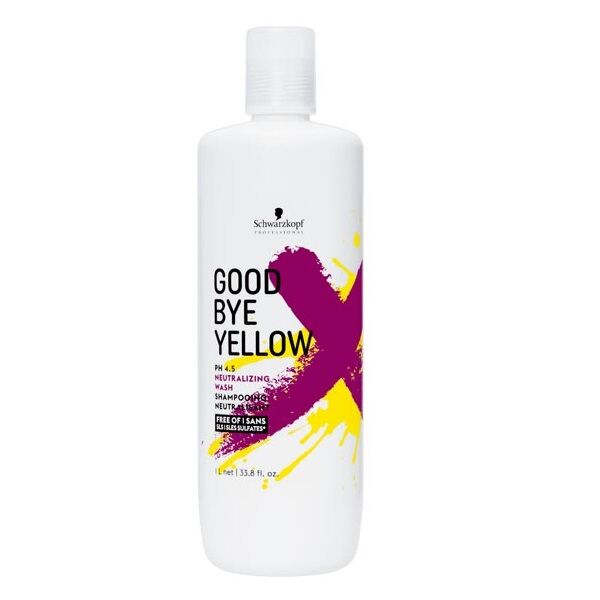 Schwarzkopf Professional Goodbye Yellow Szampon neutralizujący żółte odcienie włosów 1000ml