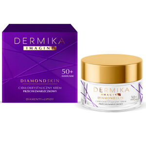 Dermika Imagine Diamond Skin 50+ Ciekłokrystaliczny Krem przeciwzmarszczkowy na dzień i noc 50ml