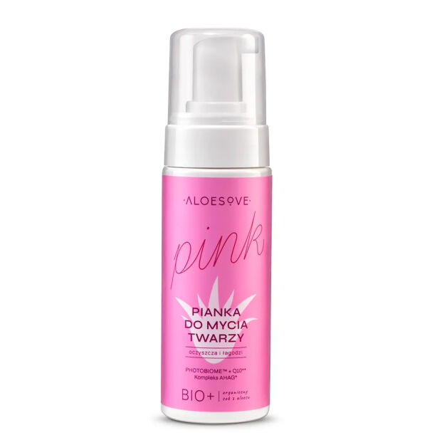 Sylveco Aloesove PINK Pianka myjąca do twarzy 150ml