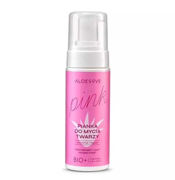 Sylveco Aloesove PINK Pianka myjąca do twarzy 150ml