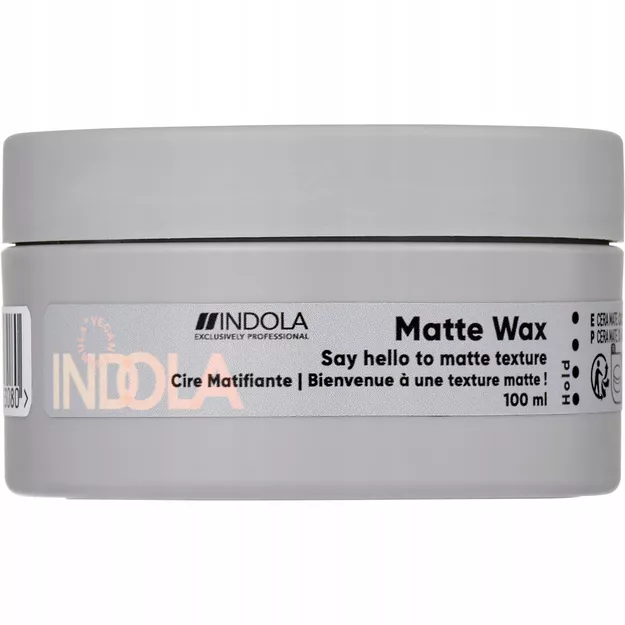 Indola Styling Texture Matte Wax, mocny wosk matujący do włosów, 100ml