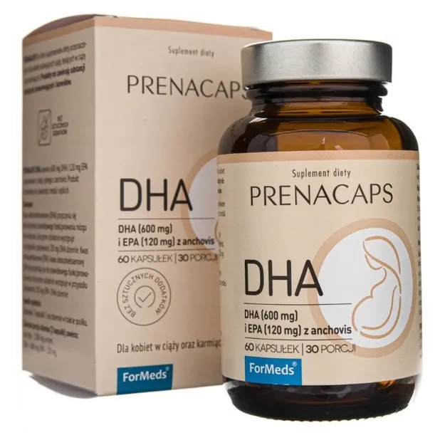 Suplement diety Formeds Prenacaps DHA EPA Kwasy Omega 3 60 kapsułek