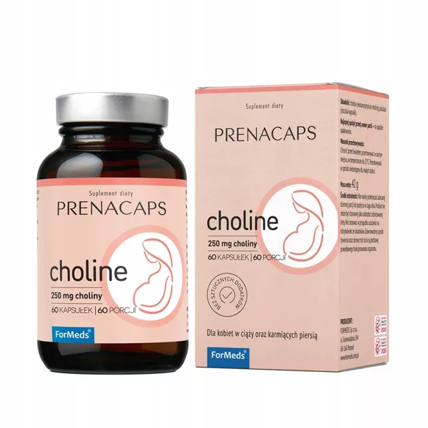 Suplement diety Formeds Prenacaps Choline Cholina HOMOCYSTEINA 60 kapsułek