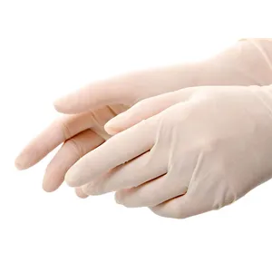 Rękawiczki winylowe, bezpudrowe Medical Gloves L białe 100szt.