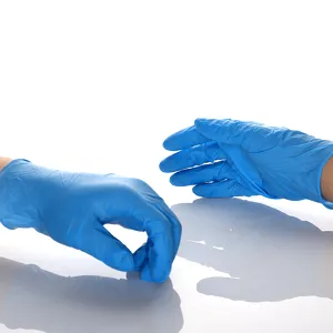 Rękawiczki nitrylowe M Niebieskie 100szt