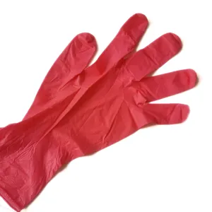 Rękawiczki nitrylowe M fuksja, rękawiczki w kpl. 100szt