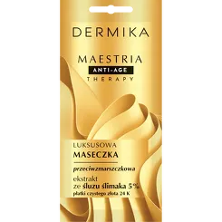 Dermika Maestria luksusowa maseczka przeciwzmarszczkowa z ekstratem ze śluzu ślimaka, 7g