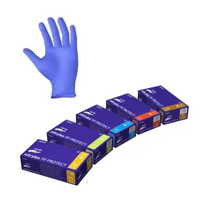Rękawiczki nitrylowe Nitrylex PF PROTECT L niebieskie 100szt.